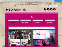 Tablet Screenshot of mediagaragegroup.com